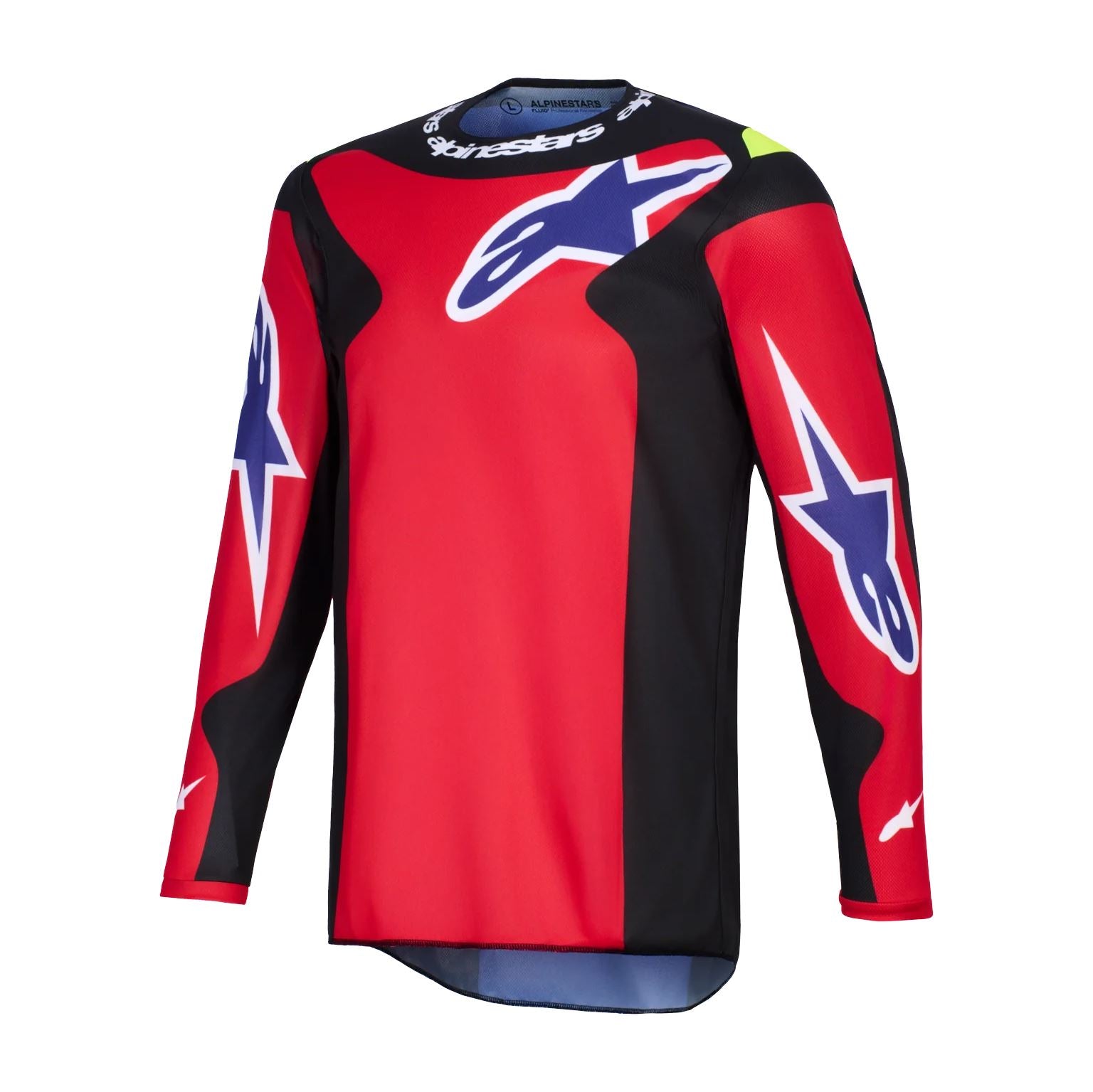 Alpinestars 2026 Fluid Grid Motocross Jersey Red Black Purple